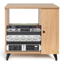 Elite Series Sidecar Rack Cabinet With Shelf, Maple