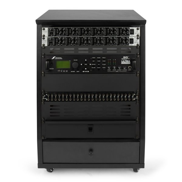 Elite Angled Studio Rack 12U, Black