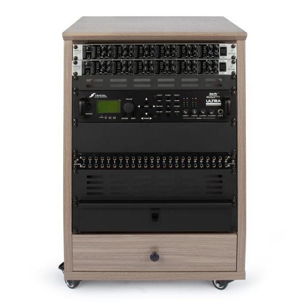 Elite Angled Studio Rack 12U, Grey