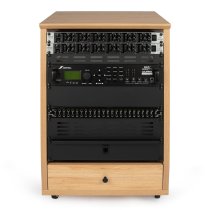 Elite Angled Studio Rack 12U, Maple