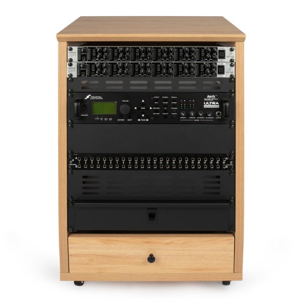 Elite Angled Studio Rack 12U, Maple
