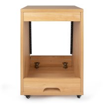 Elite Angled Studio Rack 12U, Maple