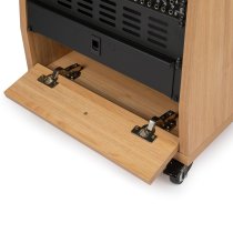 Elite Angled Studio Rack 12U, Maple