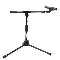 Low-Profile Tripod Mic Stand With Telescoping Boom