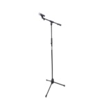 Tripod Mic Stand With Telescoping Boom
