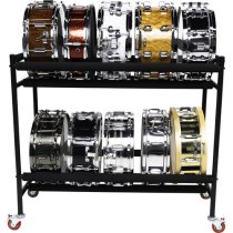 Frameworks Two-Tier Snare Rack with Locking Casters