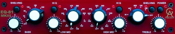 Vintage-Style 4-Band Equalizer with Balanced I/O