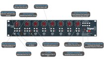 8-channel Microphone Preamplifier With 24-bit / 192kHz D/A