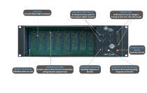 8-Slot 500 Series Rack With ADAT Output 24bit / 192kHz