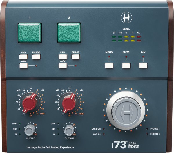 12-In/16-Out USB-C Audio Interface with 2 Vintage-style Preamps