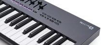 49-Key MIDI Controller Keyboard with 16 Pads, 8 Knobs, Pitch Bend, and Modulation Wheel