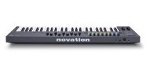 49-Key MIDI Controller Keyboard with 16 Pads, 8 Knobs, Pitch Bend, and Modulation Wheel