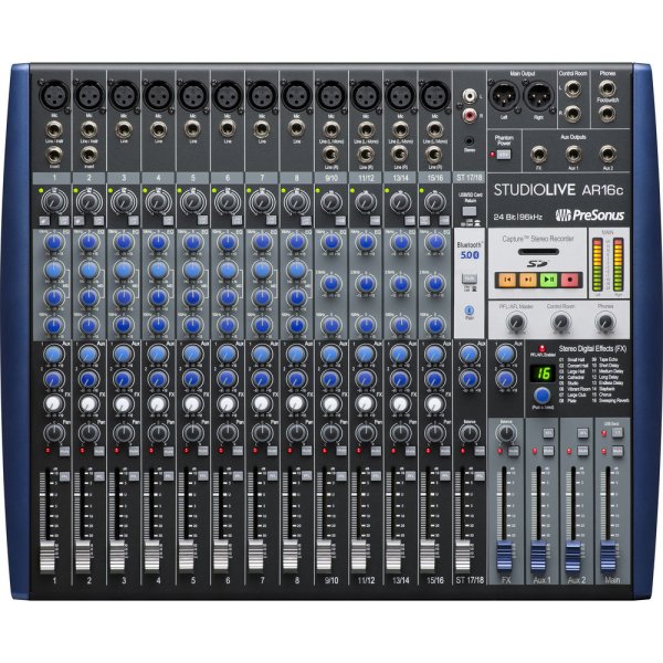 USB-C 18-Channel Hybrid Performance and Recording Mixer
