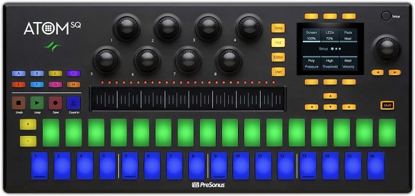 MIDI Keyboard / 16-Pad Step Sequencer