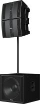 2000W 18" Active Subwoofer With Onboard DSP & Pole Mount