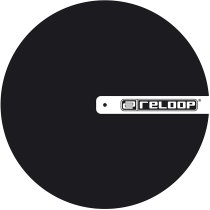 Slipmat for DJ Turntablism, Black with Logo