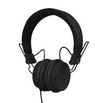 Black Headset Microphone Foldable By Dj with Bass Deep