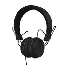 Black Headset Microphone Foldable By Dj with Bass Deep