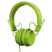Ultra Compact DJ and Lifestyle Headphones Retractable Closed, Green