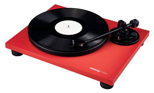 Analogue HiFi Turntable For Audio Purists (Red)