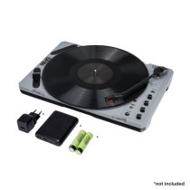 Portable Turntable with USB & Bluetooth Connectivity