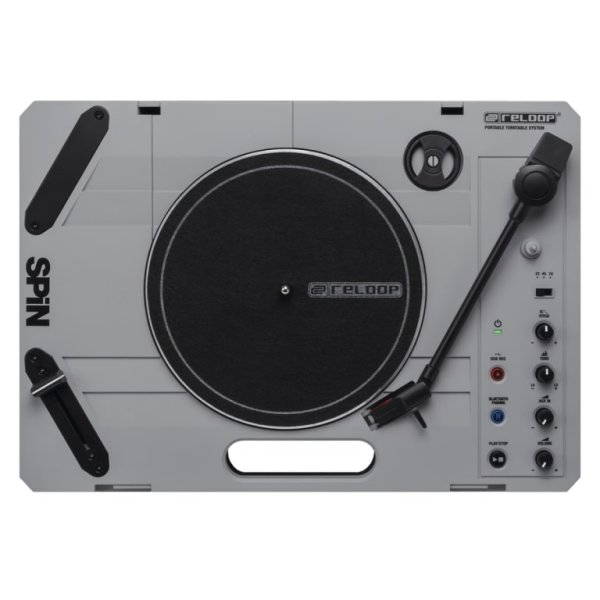 Portable Turntable with USB & Bluetooth Connectivity