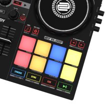 Compact 2-channel DJ Controller