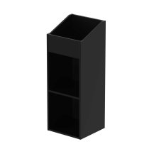 2-Piece Vinyl Storage, Black