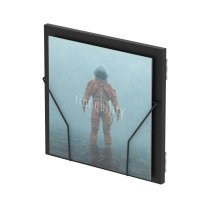 Record Box Display Door, Black