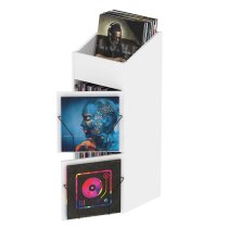 Record Box Display Door, White