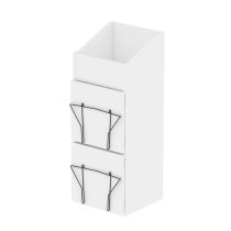 Record Box Display Door, White