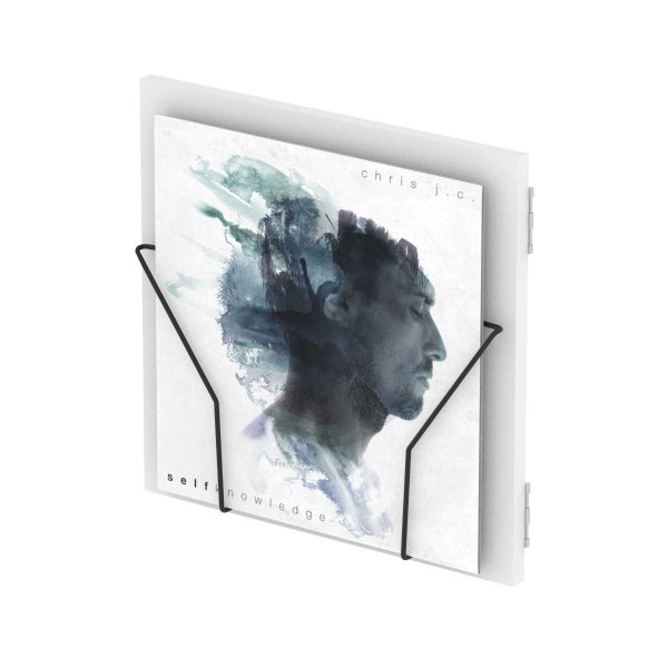 Record Box Display Door, White