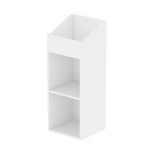 2-Piece Vinyl Storage, White