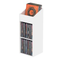 2-Piece Vinyl Storage, White