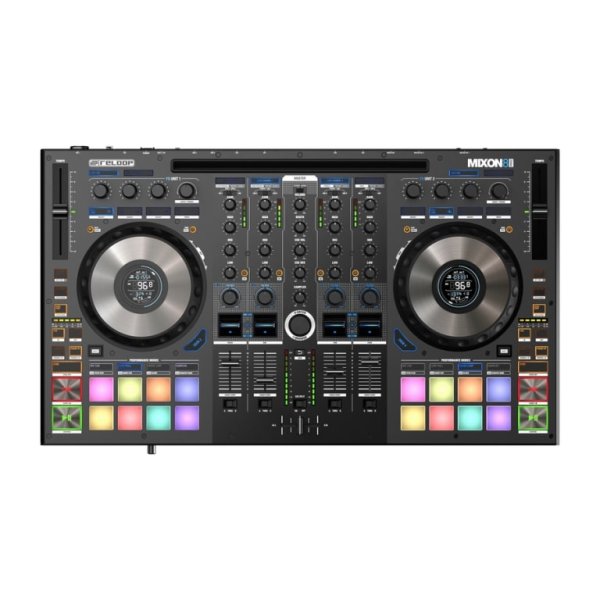 4-channel DJ Controller / Audio Interface With Dual Aluminum Jog Wheels