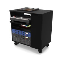 Modular Studio Side Rack, Black