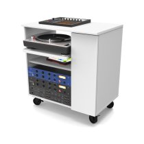 Modular Studio Side Rack, White