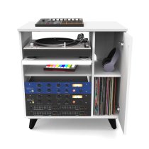 Modular Studio Side Rack, White