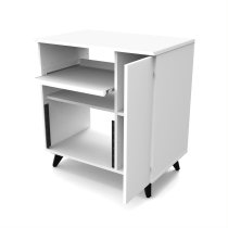 Modular Studio Side Rack, White