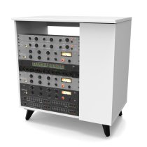 Modular Studio Side Rack, White