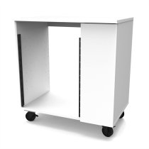 Modular Studio Side Rack, White