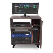 Modular Studio Side Rack, Walnut
