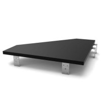 Modular Side Rack Adapter For Workstation to a Workbench, Black