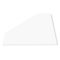 Modular Side Rack Adapter For Workstation to a Workbench, White