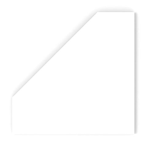 Modular Side Rack Adapter For Workstation to a Workbench, White