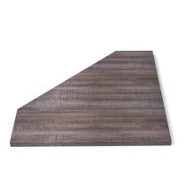 Modular Side Rack Adapter For Workstation to a Workbench, Walnut