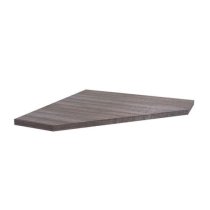 Modular Side Rack Adapter For Workstation to a Workbench, Walnut