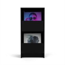 Vinyl Vault With Drawers - Holds up to 160 Records, Black