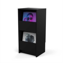 Vinyl Vault With Drawers - Holds up to 160 Records, Black
