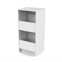 Vinyl Vault With Drawers - Holds up to 160 Records, White